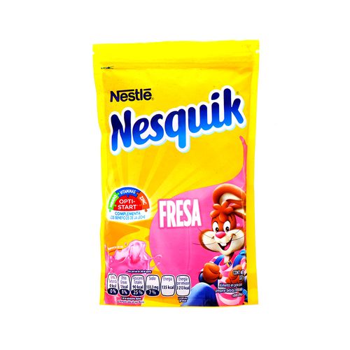 Bebida En Polvo Nestle Nesquik Sabor Fresa 357 Gr