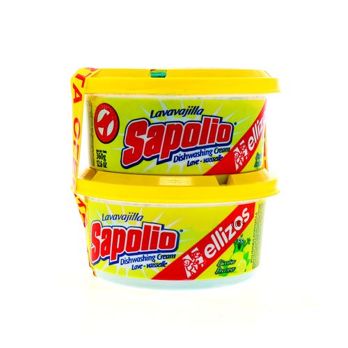 Lavavajilla Sapolio Limon 360 Gr Pack 2 Un