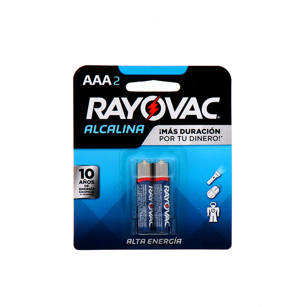 Baterías Recargables AAA 2 Pzs - Rayovac - Cemaco