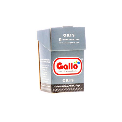 Tinte Para Ropa Gallo Gris 15