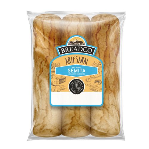 Pan Dulce Semita Larga 6 Und Breadco