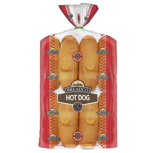Pan  Blanco Para Hot Dog Breadco 12Un