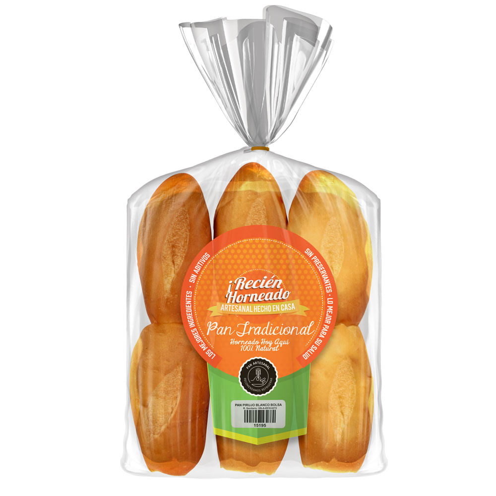 Pan Blanco Pirujo 8 Und Breadco
