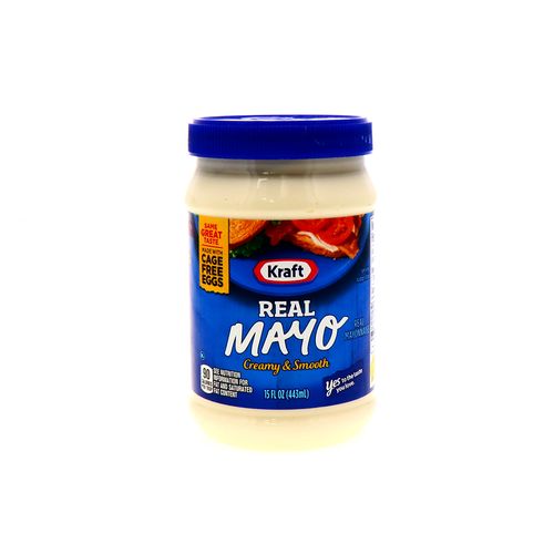 Mayonesa Kraft Cremosa Y Suave 15 Oz