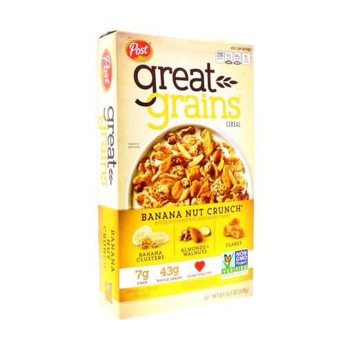 Cereal Post Great Grains Banana Nut Crunch 15.5 Oz