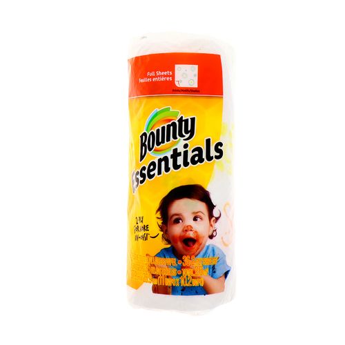 Papel Toalla Bounty Essentials Con Diseno 1 Rollo