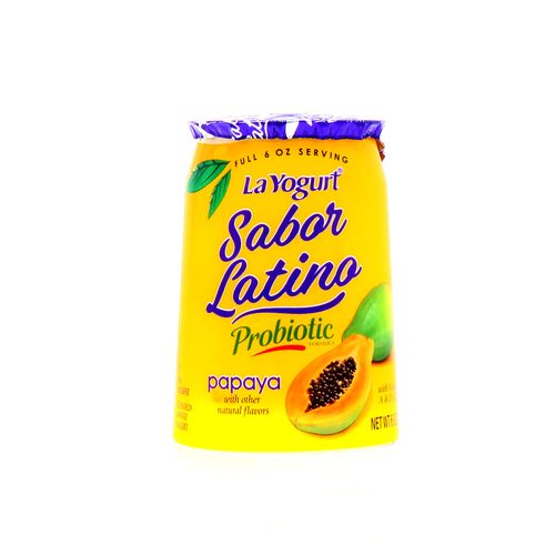 Yogurt La Yogurt Probiotic Sabor Latino Papaya 6 Oz