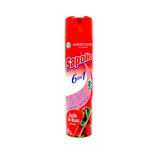 Ambientador Sapolio 6 En 1 Jardin De Rosa 360 Ml