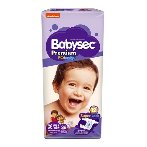 Pañal Bebe Baby Sec Premium Extra Grande 36Un