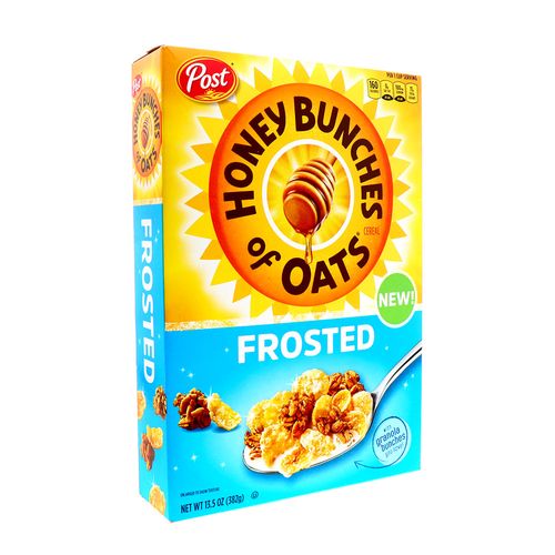 Cereal Post Honey Bunches Of Oats Frosted 13.5 Oz