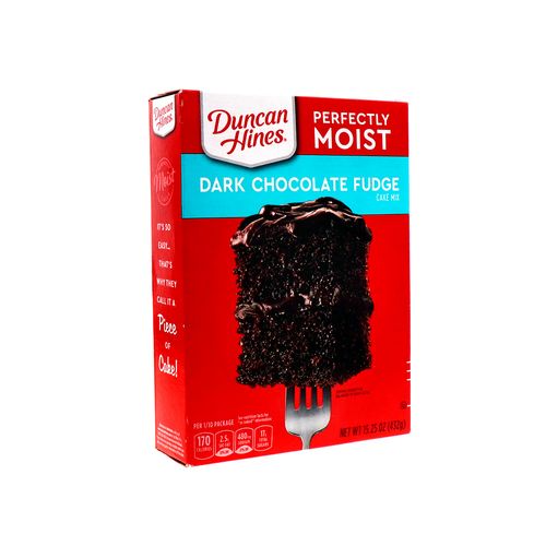 Mezcla Para Pastel Duncan Hines De Chocolate Negro 16. 5 Oz