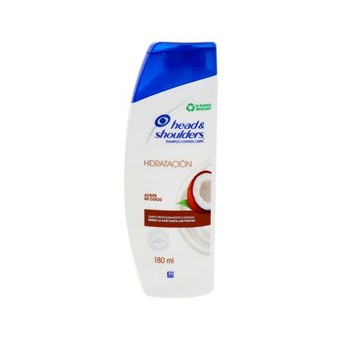 Shampoo Head&Shoulders Hidratación Aceite De Coco 180 Ml