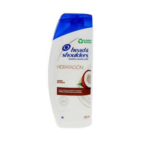 Shampoo Head&Shoulders Hidratación Aceite De Coco 700 Ml