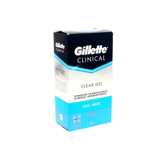 Desodorante Gel Gillette Clinical Cool Wave 45 Gr