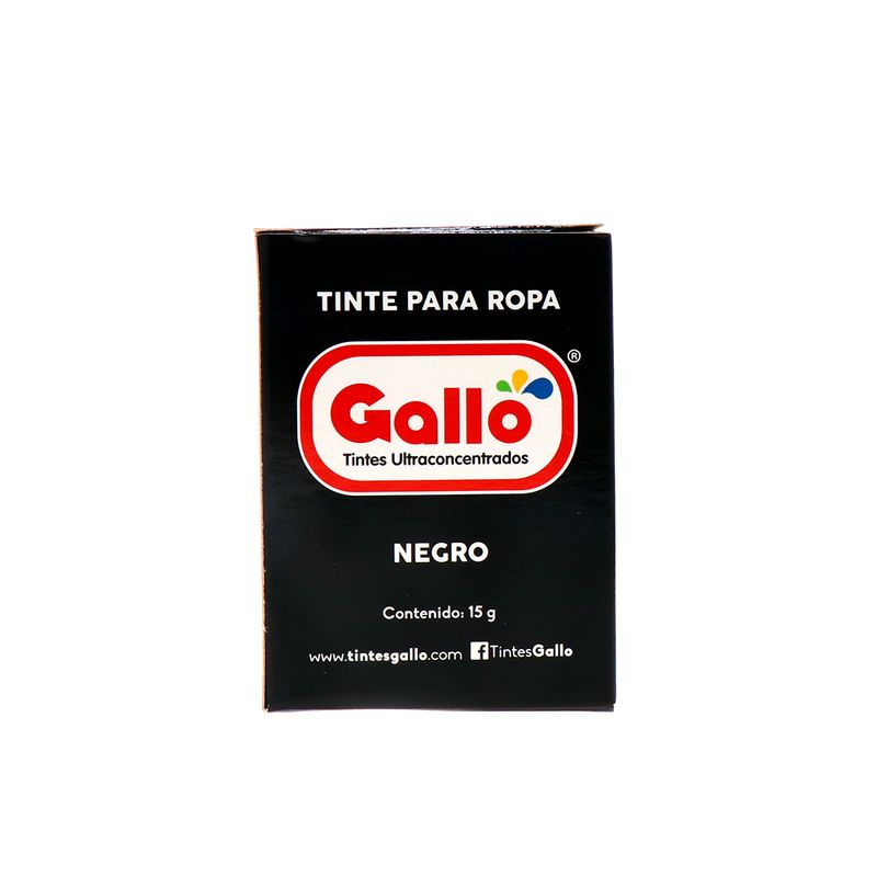 Comprar Tinte Gallo Para Ropa Color Negro - 15gr