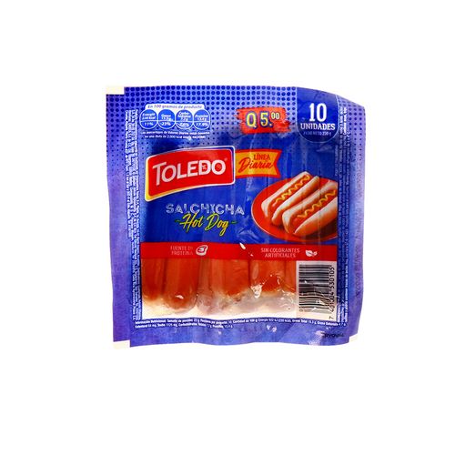 Salchicha Toledo Hot Dog 230 Gr