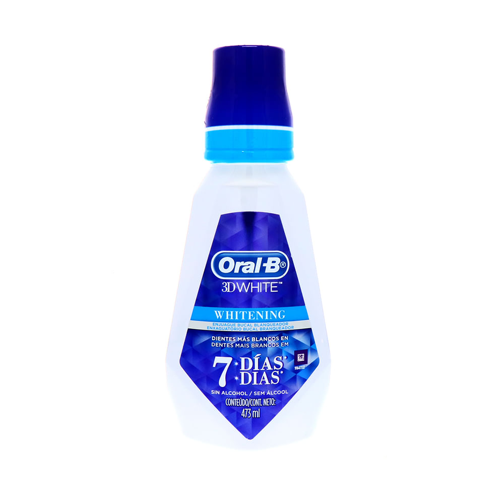 Enjuague Bucal Oral B 3D White 473 Ml