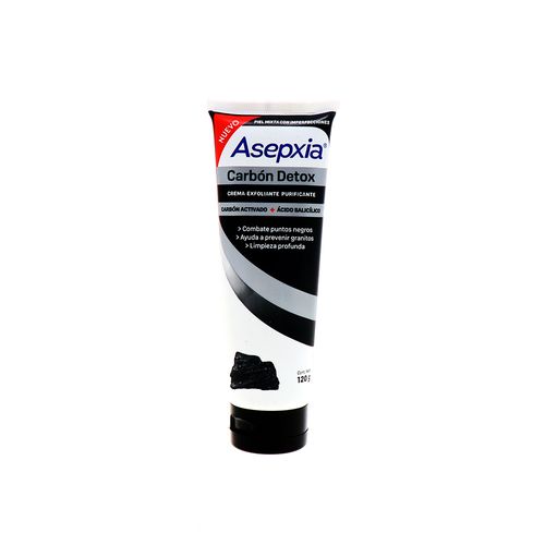 Crema Exfoliante Asepxia Carbon Detox 120 Gr