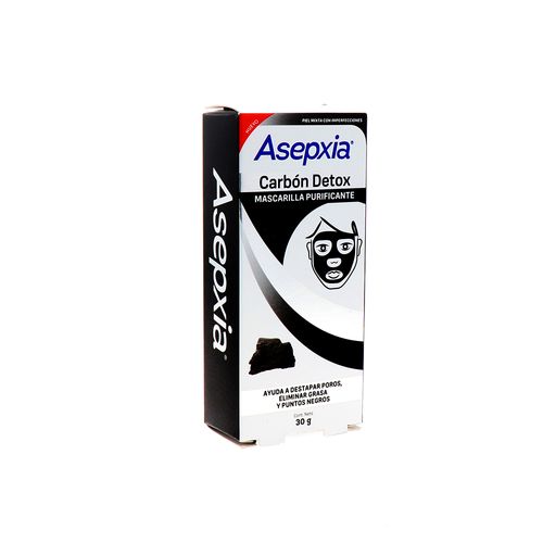 Mascarilla Asepxia Peel Off Carbon Detox 30 Gr
