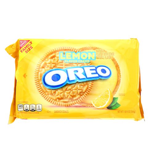 Galleta Nabisco Oreo Crema De Limón 20 Oz