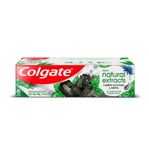 Pasta Dental Colgate Natural Extracts Purificante Carbón Activado 65 ml