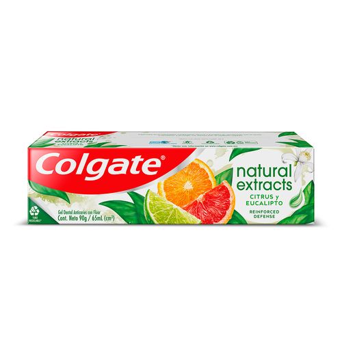 Pasta Dental Colgate Natural Extracts Reinforced Defense Cítricos y Eucaplipto 65 ml
