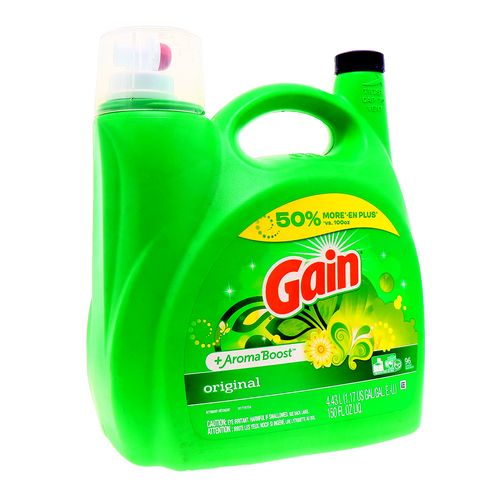 Detergente Liquido Gain Original Aroma Boost 4.43 Lt