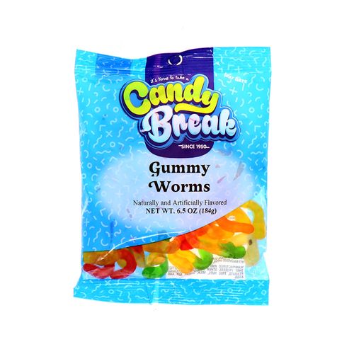 Dulce Candy Break Gummy Worms 6.5Oz