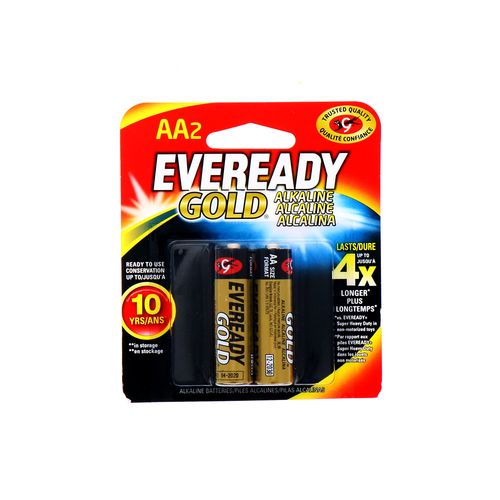 Batería Eveready Gold Alcalina Aa 2 Un