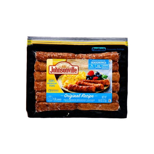 Salchicha Johnsonville Fully Cooked Breakfast 9.6 Oz