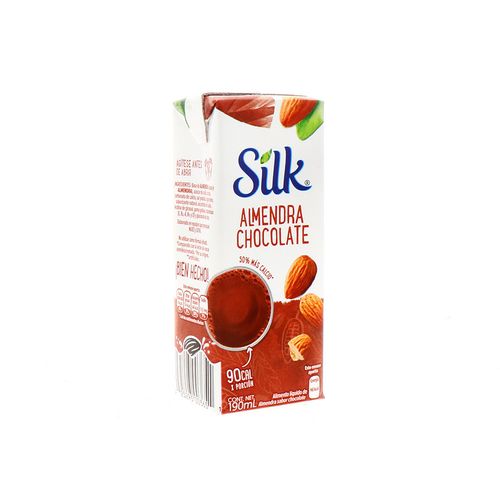 Alimento Liquido Silk De Almendra Sabor Chocolate 190 Ml