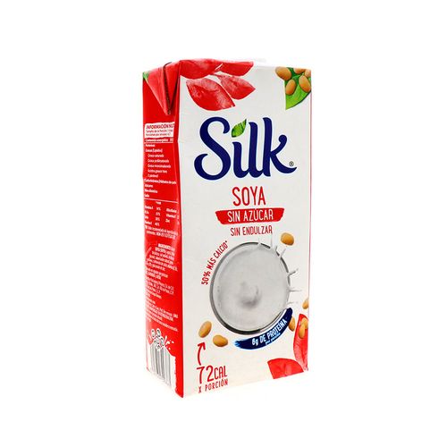 Alimento Liquido Silk Sin Azúcar Soya 946 Ml