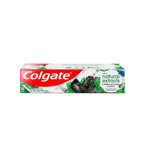 Pasta Dental Colgate Natural Extracts Purificante Carbón Activado 87 ml
