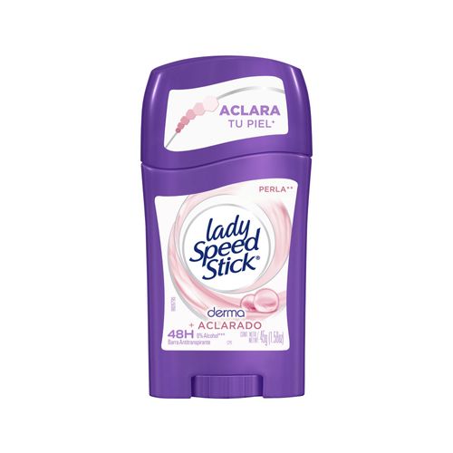 Desodorante Lady Speed Stick Derma + Aclarado Perla Barra 45 g