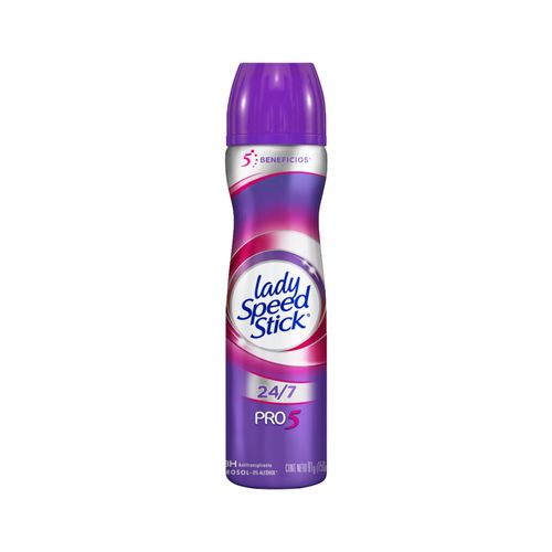 Desodorante Lady Speed Stick 24/7 Pro 5 Aerosol 91 g