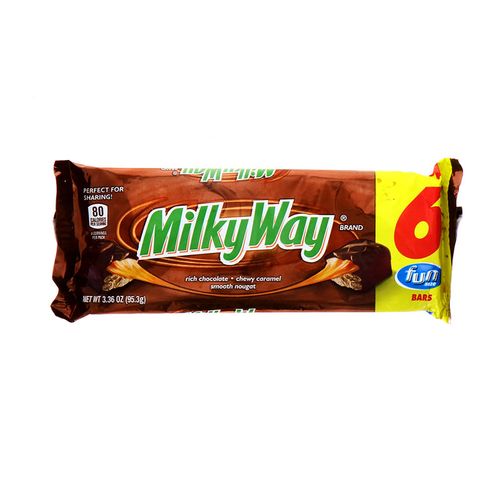 Chocolate Milky Way Fun Zise 6Barras 3.36 Oz