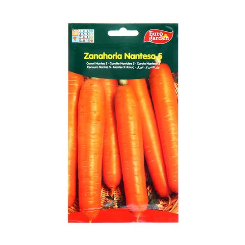 Semillas Zanahoria Eurogarden Nantesa 5 10 Gr