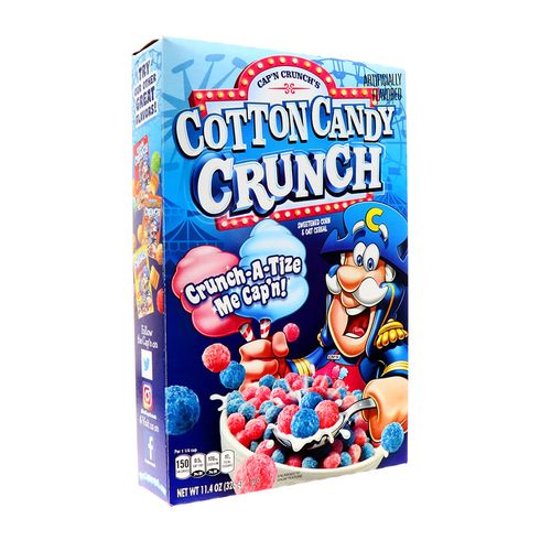 Cereal Capn Crunch Cotton Candy 11.4 Oz