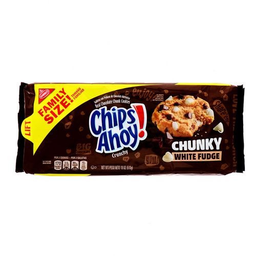 Galletas Chips Ahoy Chunky White Fudge 18 Oz