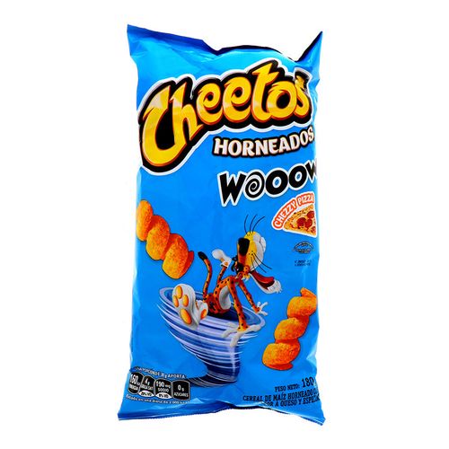 Churro Cheetos Horneados Wow Queso Y Especias 180 Gr