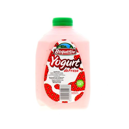 Yogurt Boquerón De Fresa 1 Lt