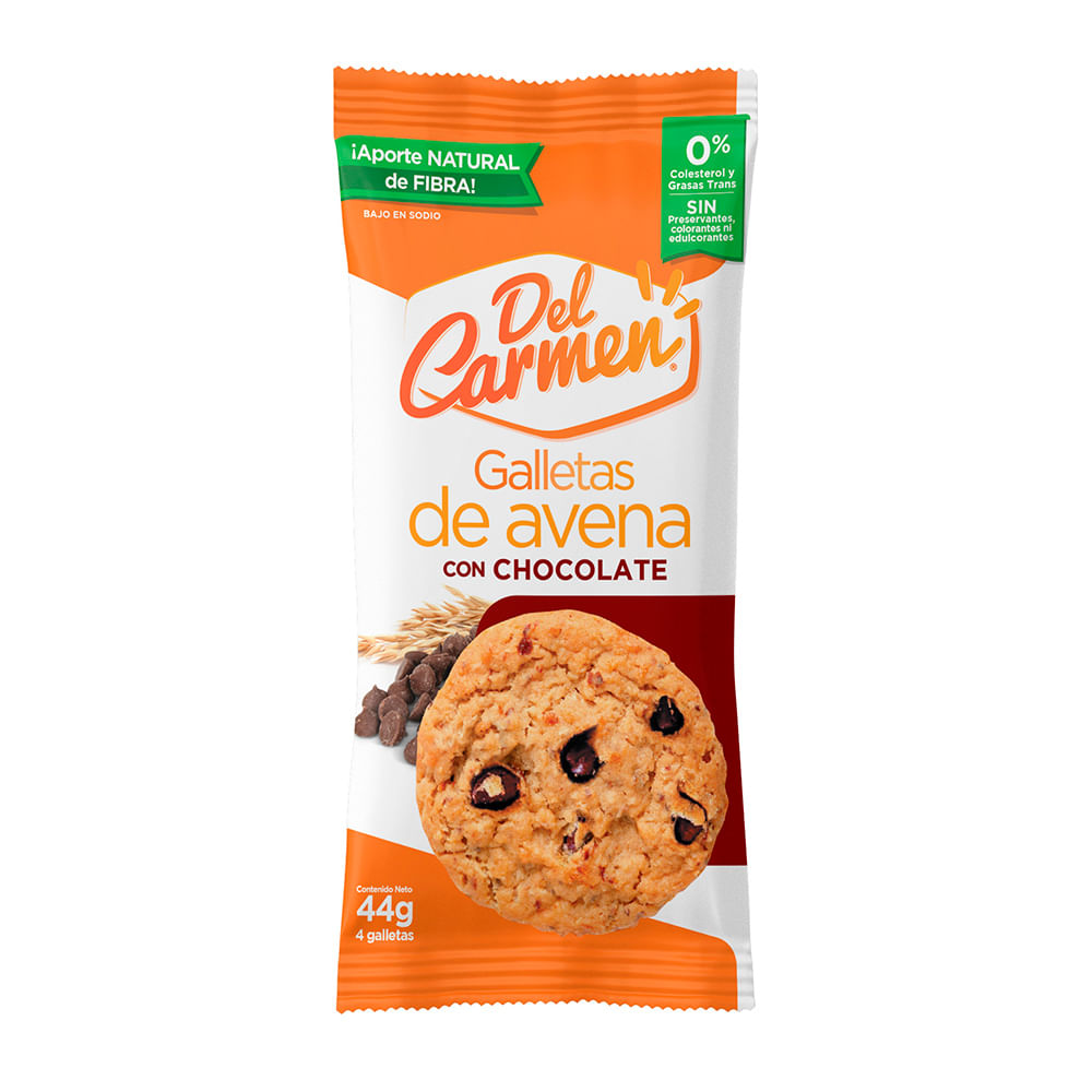 Galletas Avena con Chispas de chocolate x 70 gr - Breza