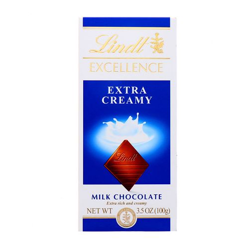 Chocolate Lindt Excellence Extra Crema Con Leche 3.5 Oz