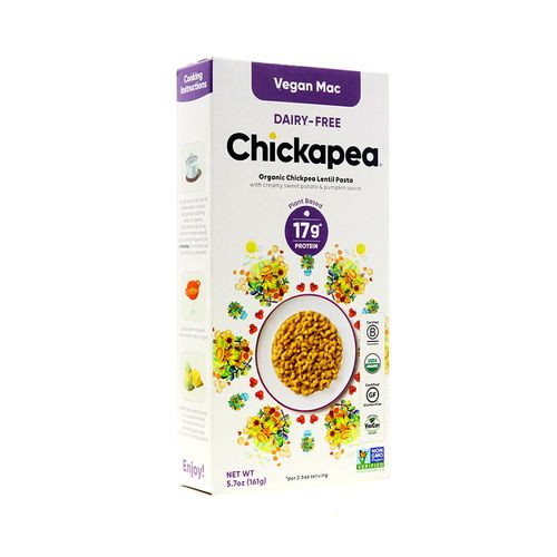 Macarron And Cheese Chickapea Vegan Mac Organic 5.7 Oz