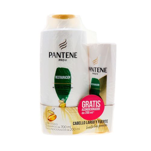 Pack Pantene Restauracion Shampoo 700Ml+Acondicionador 200Ml