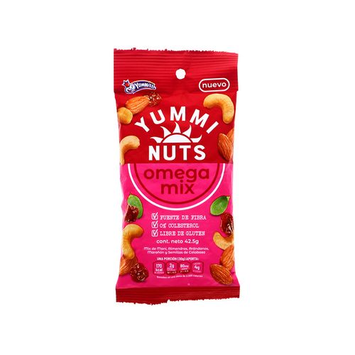 Mix Yummi Nuts Mani Almendra Maranon Calabaza 42.5 Gr