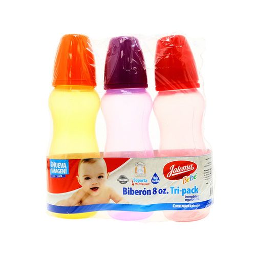 Pack Biberon Jaloma Bebe Bpa Free 8Oz 3 Un