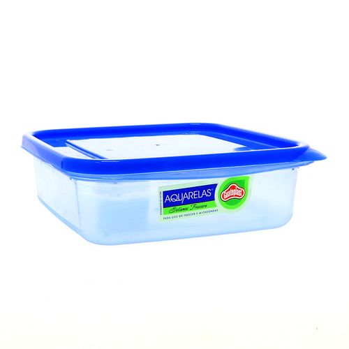 Tazon Guateplast Aquarelas Cuadrado Oceano 28Oz