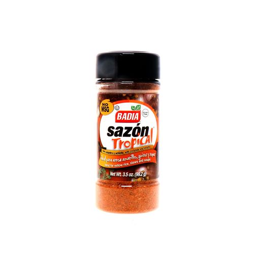 Sazon Badia Tropical Arroz Guisos Sopa 99.2 Gr