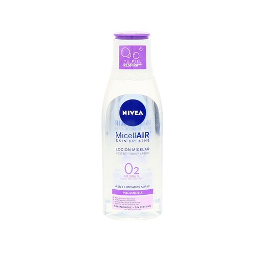 Locion Micelar Nivea Micellair O2 4En1 Piel Sensible 200 Ml